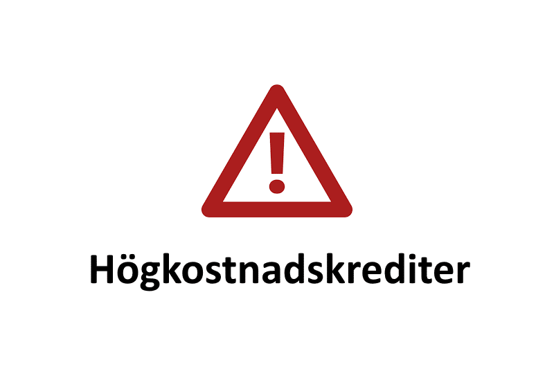 Högkostnadskrediter - Fördelar, nackdelar och risker