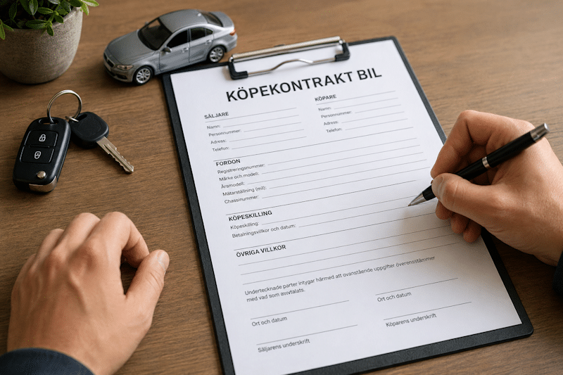Köpekontrakt bil